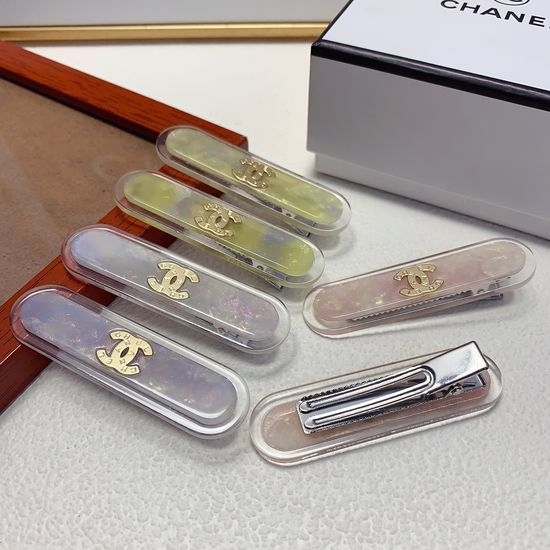 Chanel Acetic Acid Hair Side Clips Pack of 2