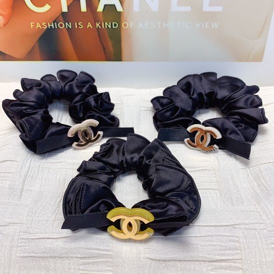 Chanel Titanium Steel Bow Hair Tie