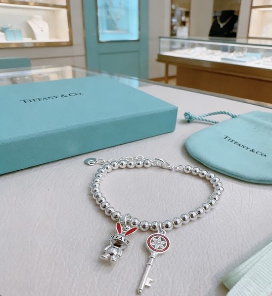 Fendi Tiffany Inspired Handmade Silver Bracelet
