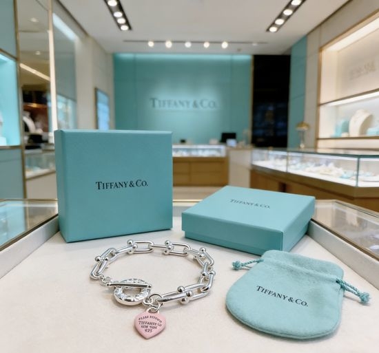 Fendi Tiffany Style Handcrafted Silver Bracelet