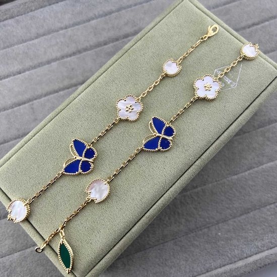 Van Cleef & Arpels VCA Van Cleef Butterfly Flower Bracelet