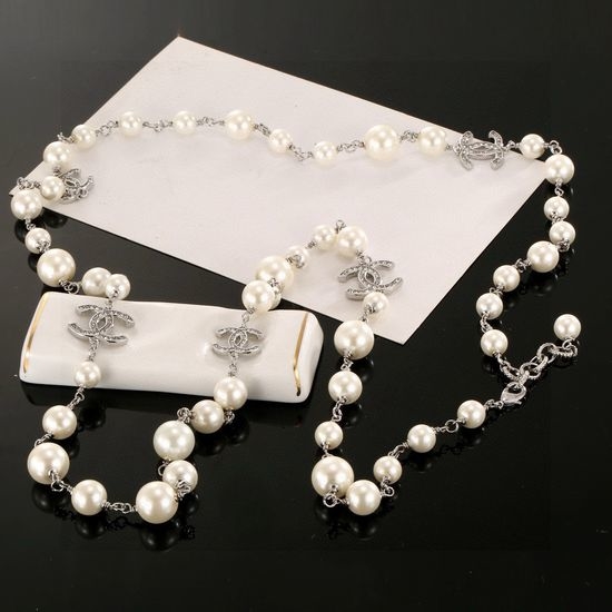 Chanel Layered Pearl Long Sweater Chain