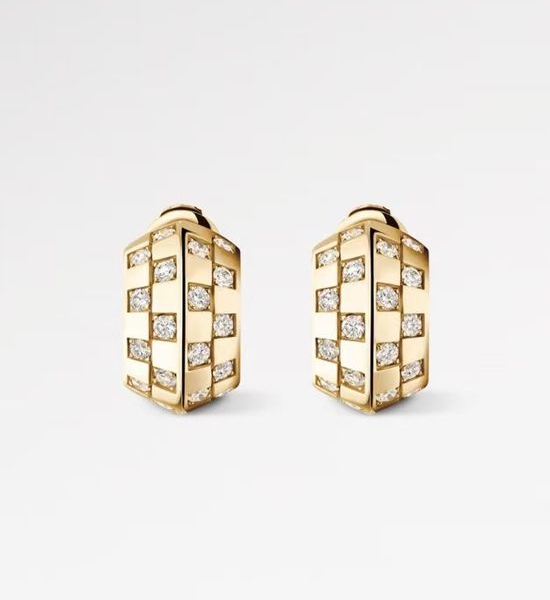 Louis Vuitton LV Simple Stylish Stud Earrings Two Colors Available