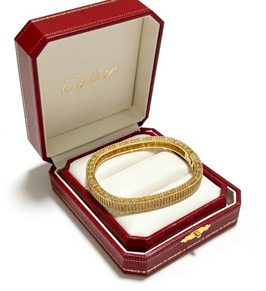 Cartier Vintage Alloy Bracelet Classic Design