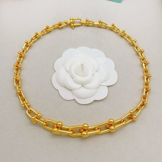 Fendi Classic Golden Gradient Glossy Necklace