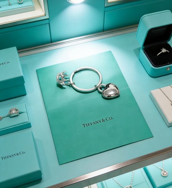 Tiffany & Co. Classic Bag Charm Keychain Accessories