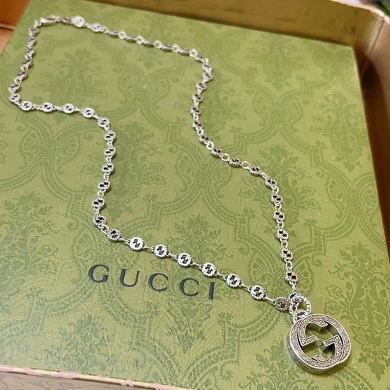 Gucci Retro Design Necklace Easy To Match Outfits