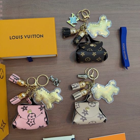 Louis Vuitton LV Vintage Retro Keychain Bag Charm Accessory