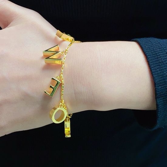 Loewe Square Chain Interlocking Bracelet