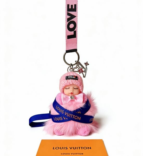 Louis Vuitton LV Vintage Design Bag Charm Keychain