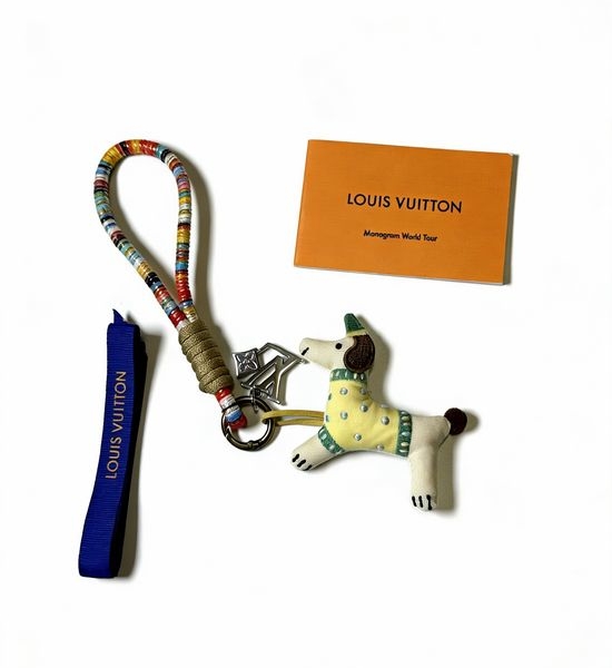 Louis Vuitton LV Vintage Design Bag Charm Keychain
