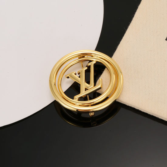 Louis Vuitton LV Polished Letter Classic Brooch