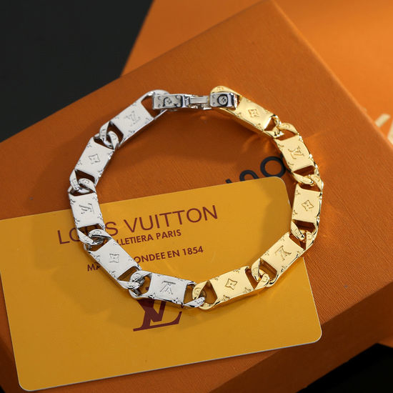 Louis Vuitton LV Polished Letter Twig Bracelet