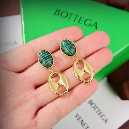 Bottega Veneta BV Creative Unique Modern Design Drop Earrings