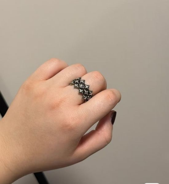 Louis Vuitton LV Vintage Distressed Retro Ring