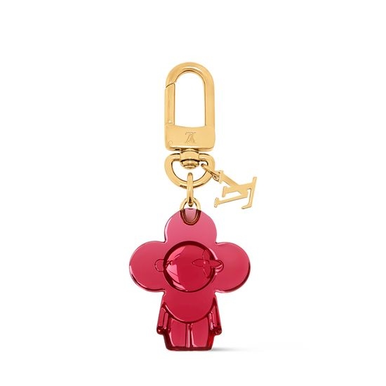 Louis Vuitton LV Sunflower Shaped Resin Bag Charm