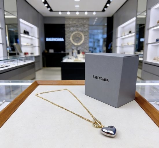 Balenciaga Vintage Style Crafted Necklace