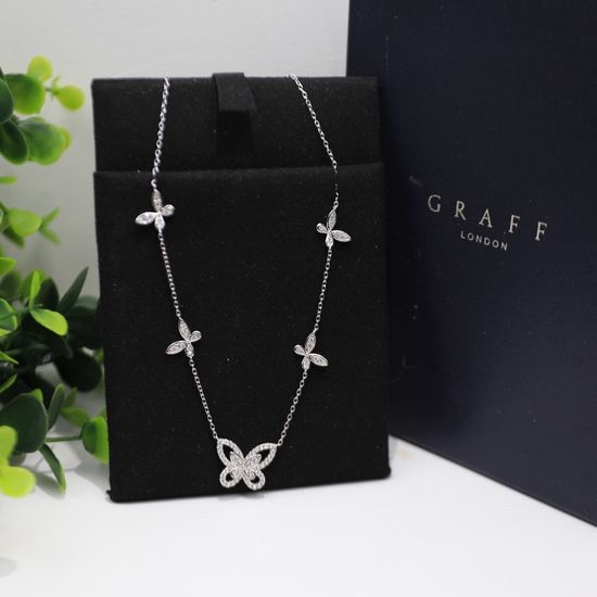 Graff Multi Butterfly Adjustable Necklace