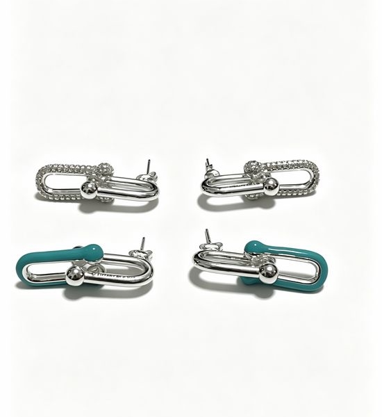 Fendi Sparkling Cubic Zirconia Stud Earrings