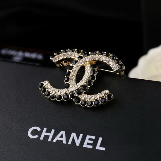 Chanel Full Diamond Brooch Elegant Jewelry