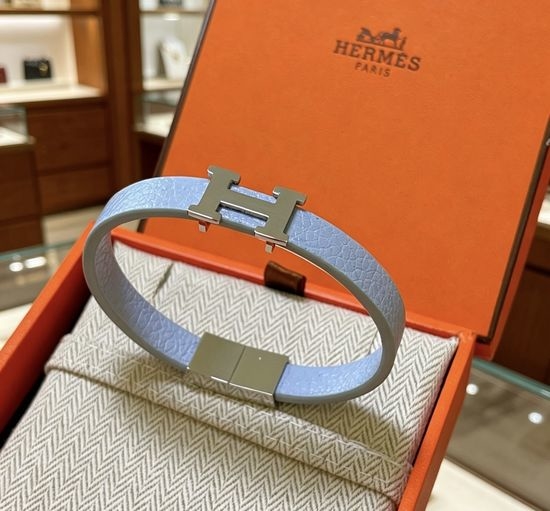 Hermes Handmade Leather Adjustable Bracelet