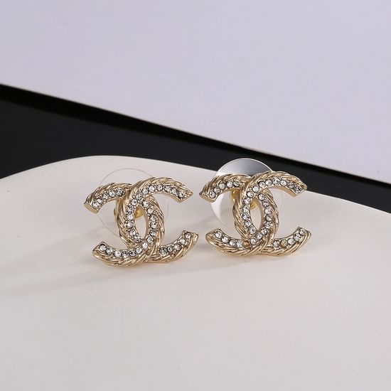 Chanel Delicate Classic Premium Stud Earrings
