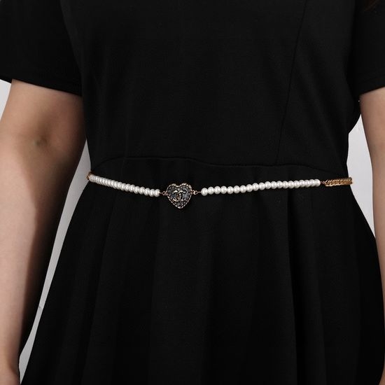 Chanel Classic Logo Decor Waist Chain