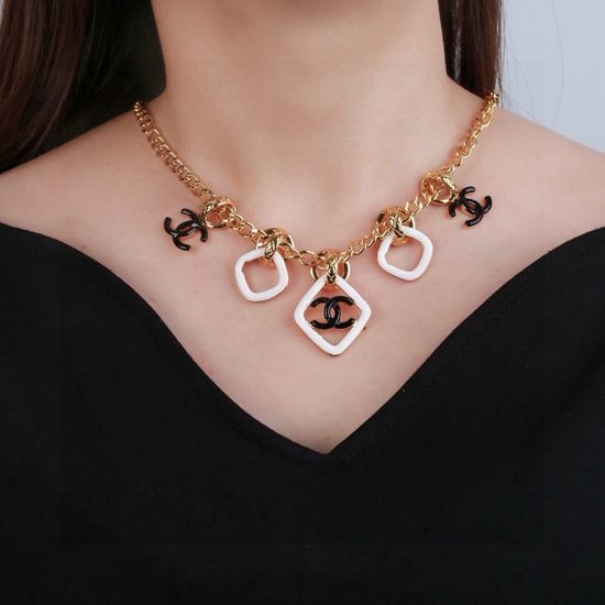 Chanel Classic Double C Clavicle Chain Brass