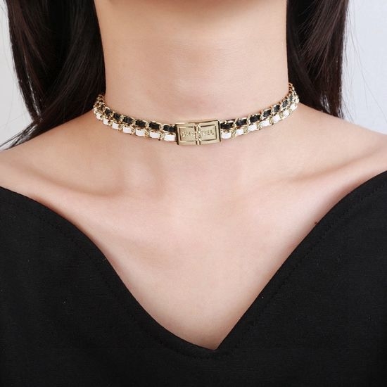Chanel Lambskin Choker Necklace Premium Crafted
