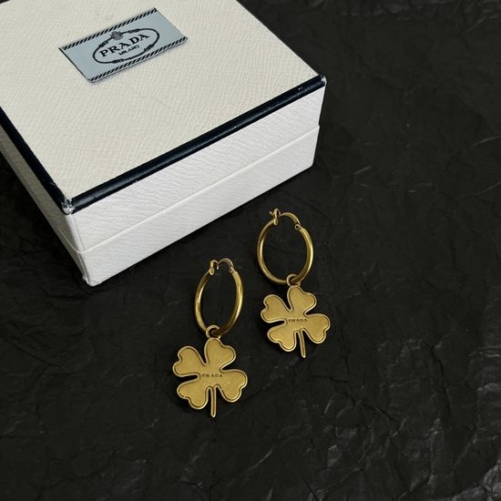 Prada Vintage Exquisite French Style Earrings