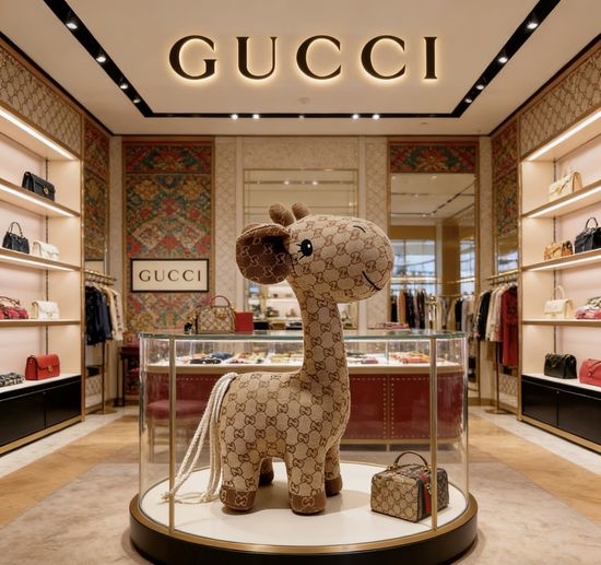 Gucci Handmade Stuffed Animal Figurine Home Decor
