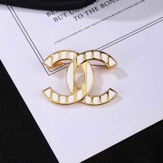 Chanel Delicately Made Double C Brooch