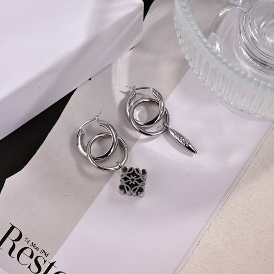Loewe Unique Personalized Earrings Versatile Fashion Jewelry