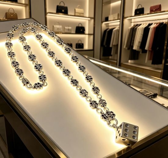 Balenciaga Vintage Style Exquisite Craft Necklace