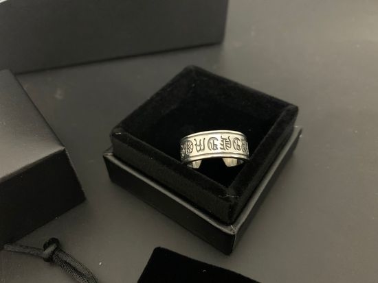 Chrome Hearts Scroll Pattern Open Ring