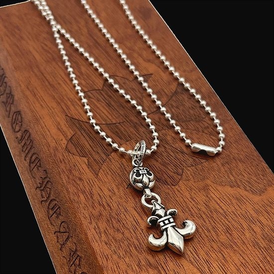 Chrome Hearts Single Ball Pendant Necklace