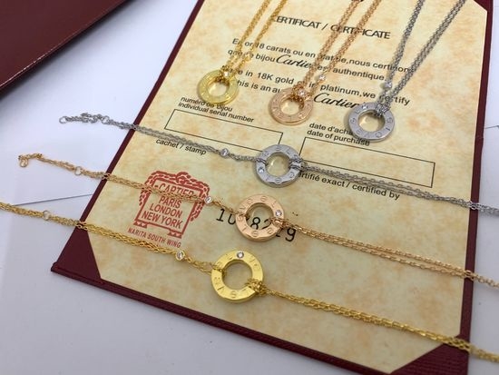 Cartier Engraved Logo Love Bracelet
