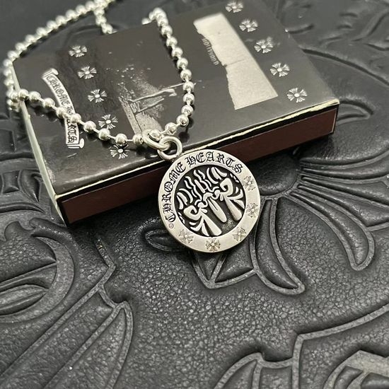 Chrome Hearts Virgin Sword Plaque Pendant Necklace