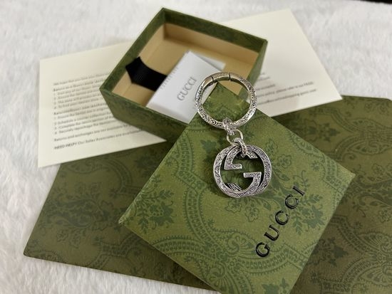 Gucci Classic Double Letter Decor Key Holder