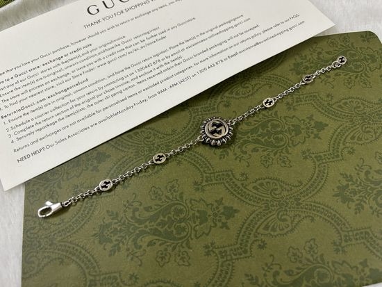 Gucci Sunflower Pattern Bracelet