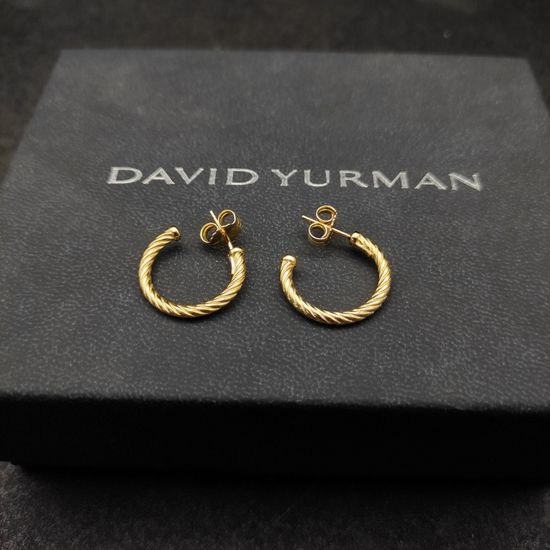 David Yurman Single Twisted Wire Small Earrings