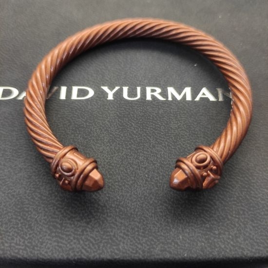 David Yurman Brown Enamel Bangle Bracelet