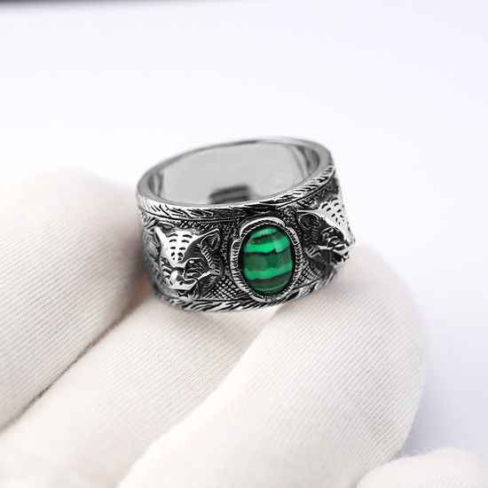 Gucci Classic Tiger Head Pattern Ring