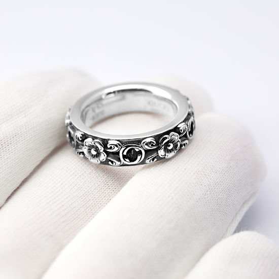 Gucci Flower Pattern Decorative Ring