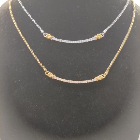 David Yurman Smile Pendant Adjustable Necklace