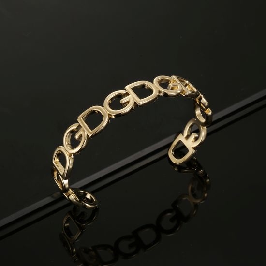 Dolce & Gabbana Gold Plated Bangle and Earrings Set