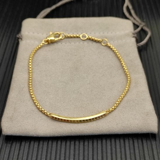 David Yurman Dainty Pavé Color Diamond Bracelet